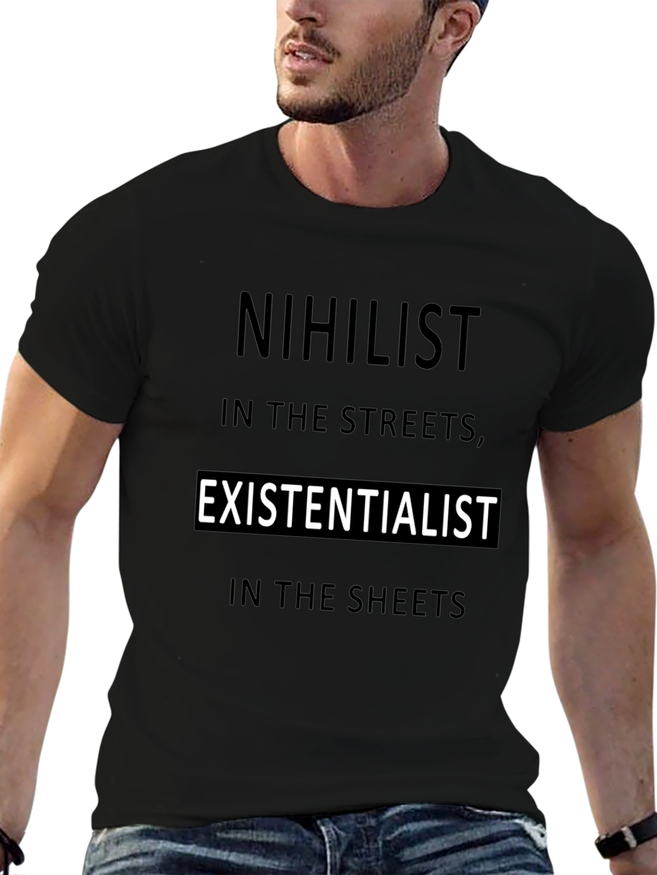 Nihilist Existentialist Graphic T-Shirt