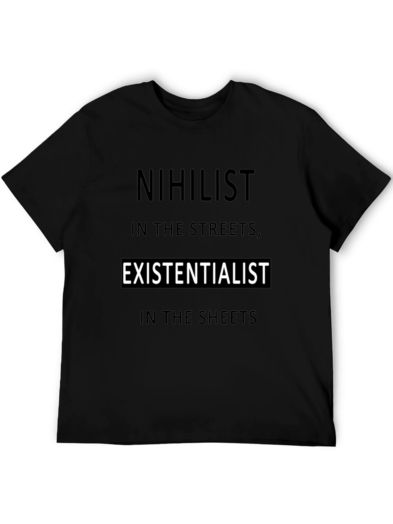 Nihilist Existentialist Graphic T-Shirt