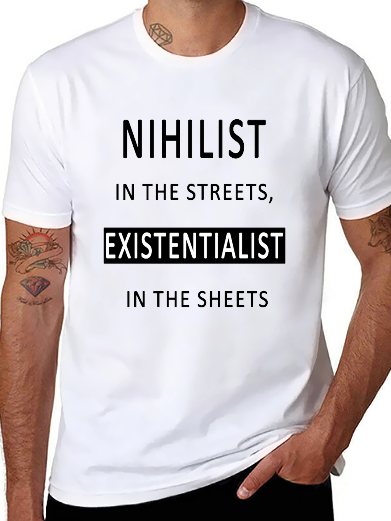 Nihilist Existentialist Graphic T-Shirt