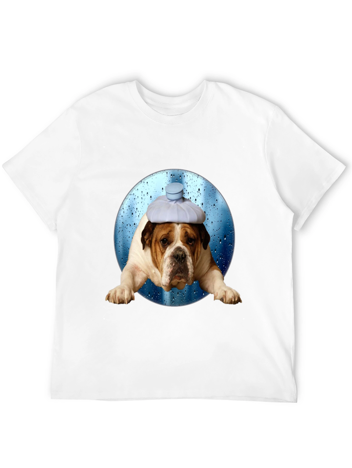 Dog with Ice Pack Graphic Tee