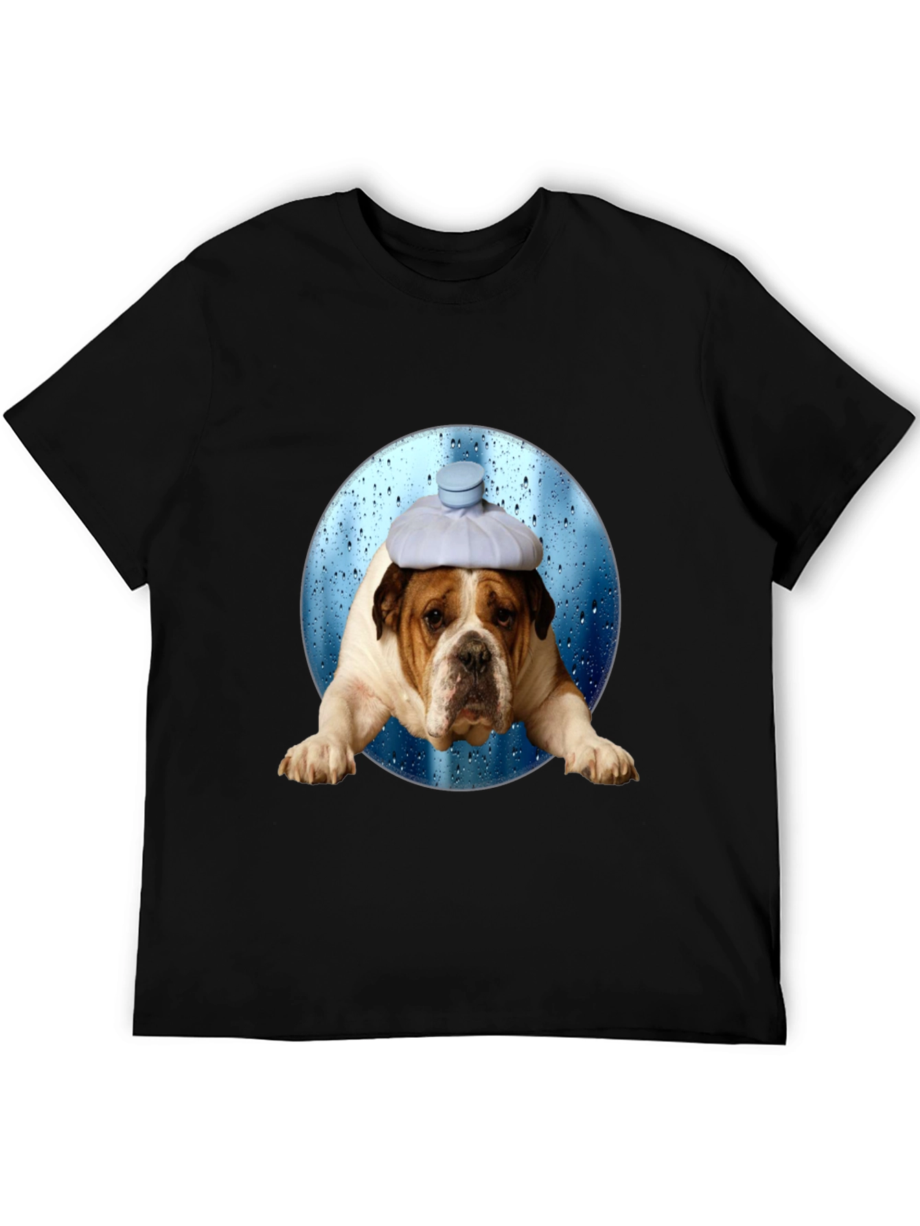 Dog with Ice Pack Graphic Tee