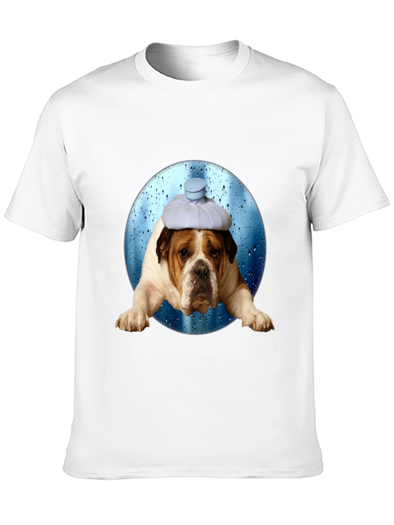 Dog with Ice Pack Graphic Tee