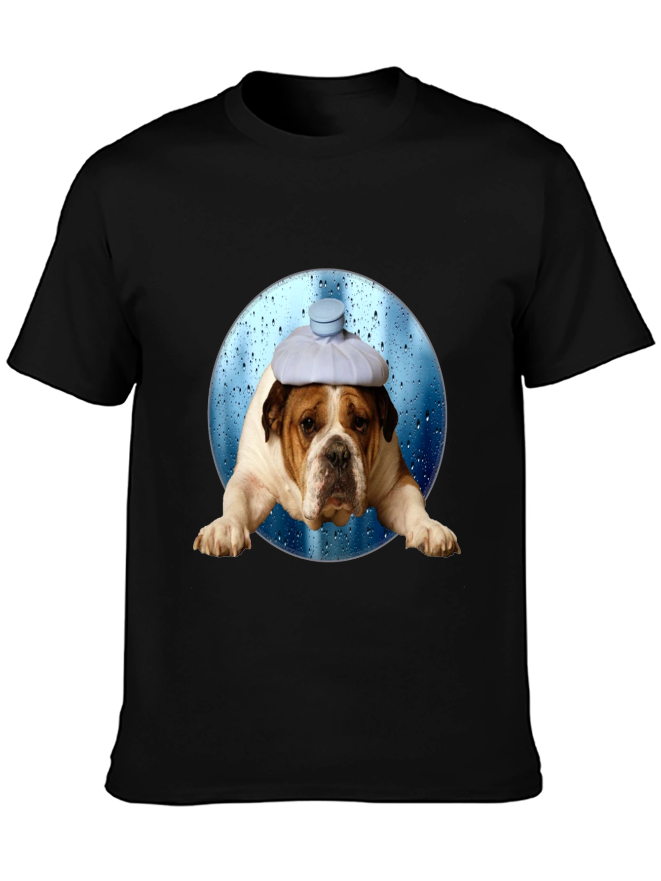 Dog with Ice Pack Graphic Tee