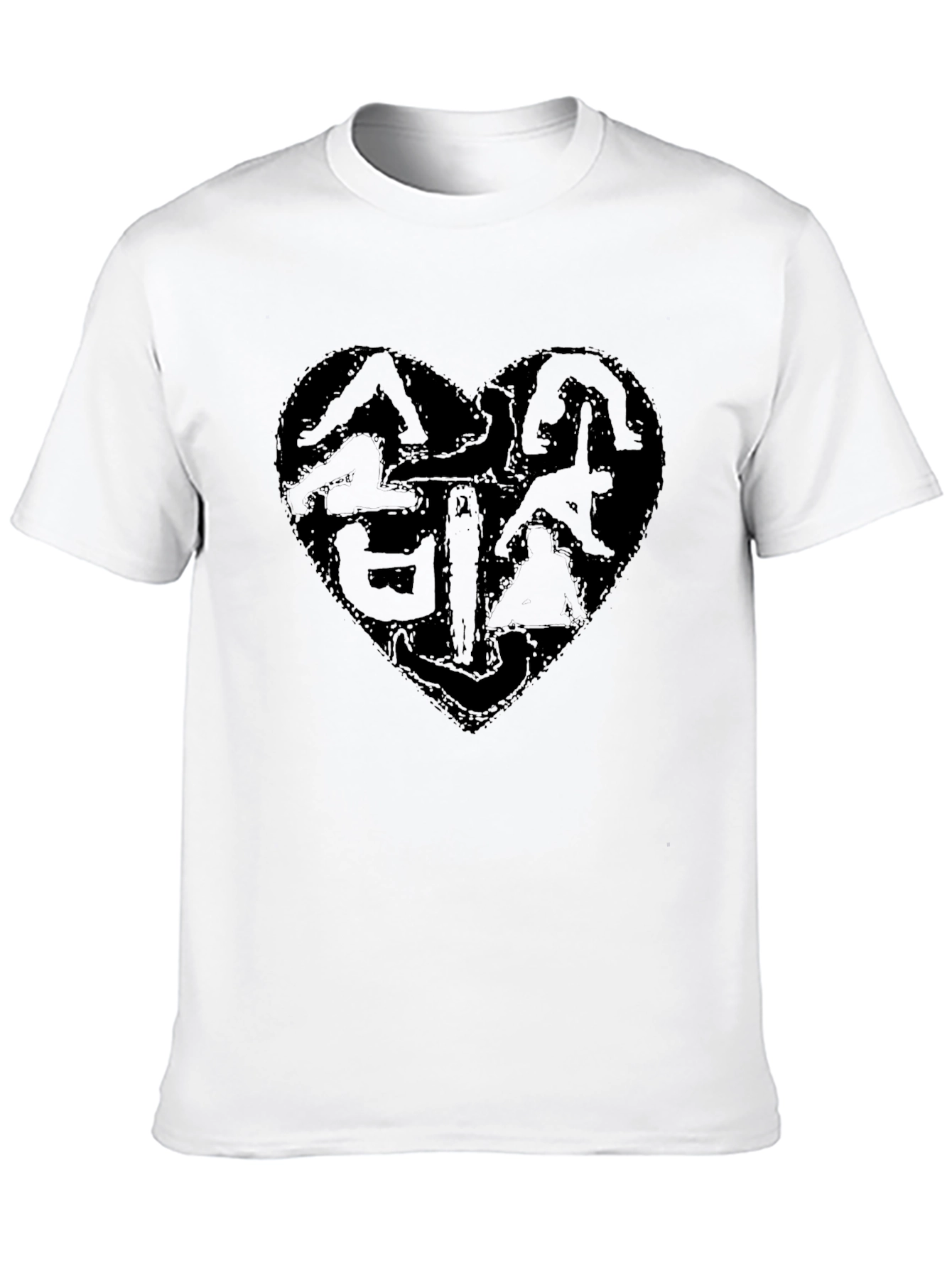 Yoga Heart T-Shirt - Soft Cotton Tee