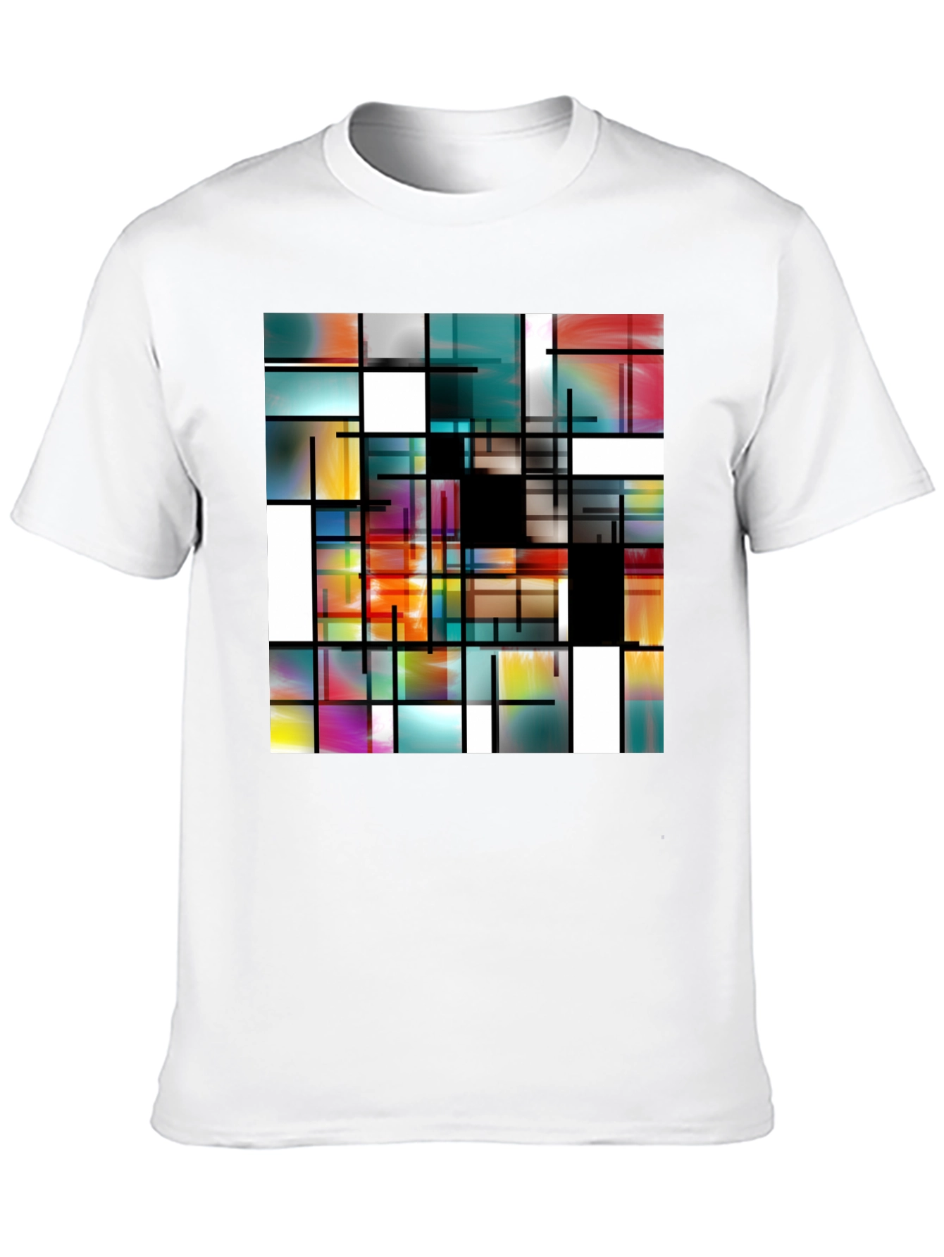 Abstract Art Mens T-Shirt - Modern Design