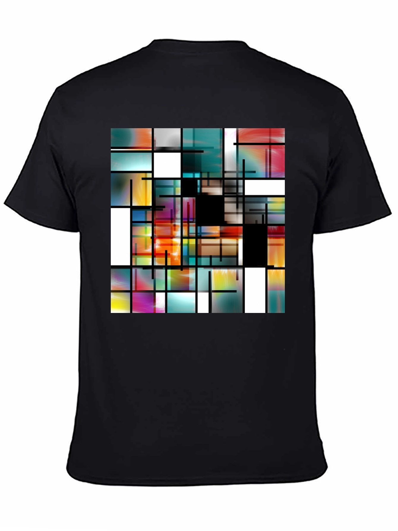 Abstract Art Mens T-Shirt - Modern Design