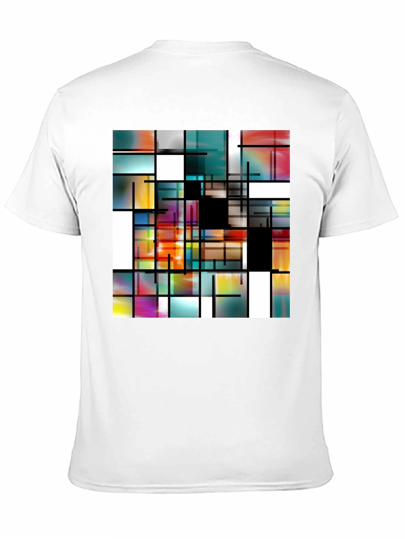 Abstract Art Mens T-Shirt - Modern Design