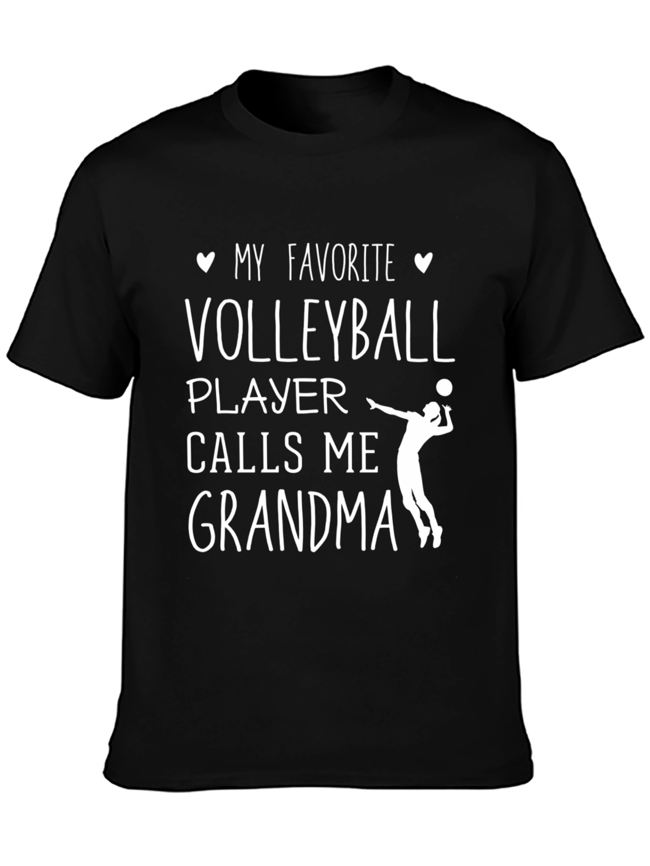 Volleyball Grandma Graphic T-Shirt