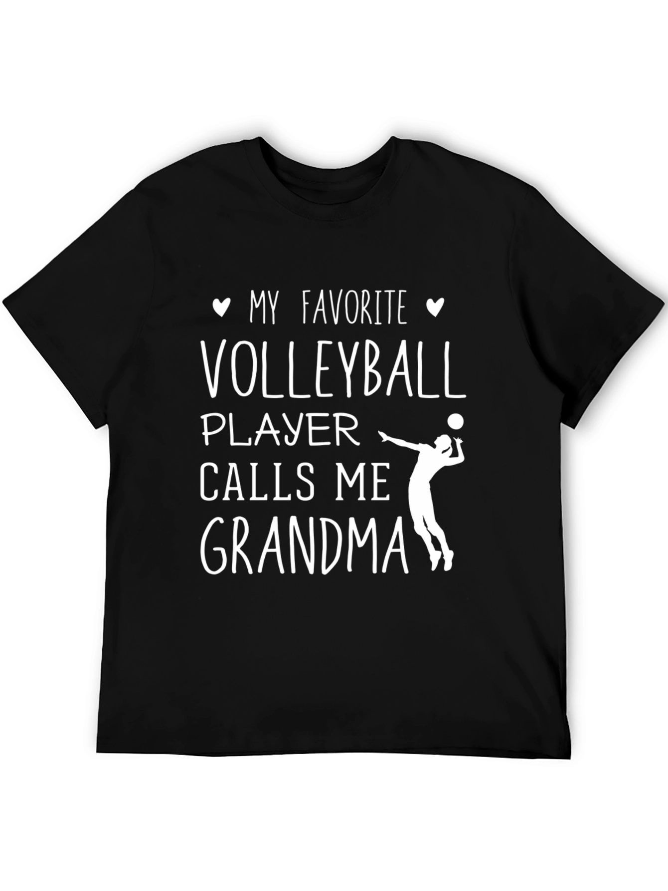 Volleyball Grandma Graphic T-Shirt