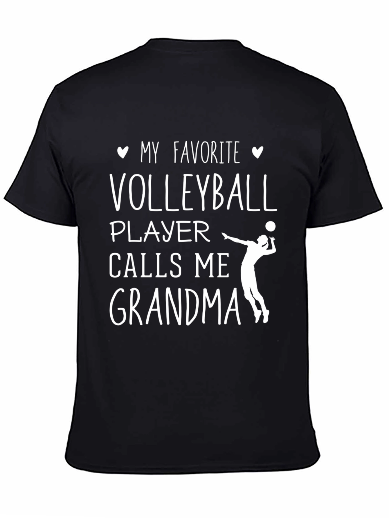 Volleyball Grandma Graphic T-Shirt