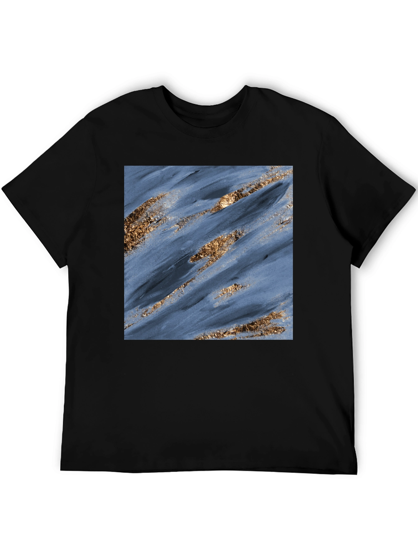 Abstract Gold Accent T-Shirt