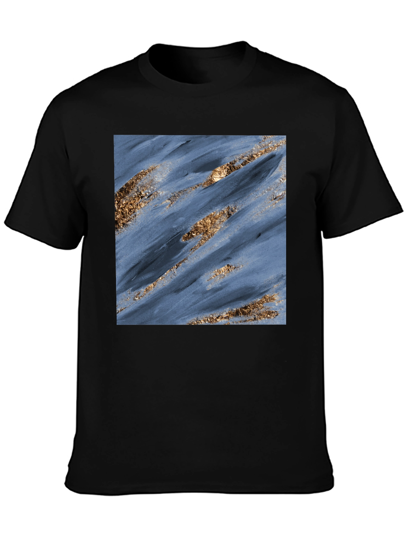 Abstract Gold Accent T-Shirt