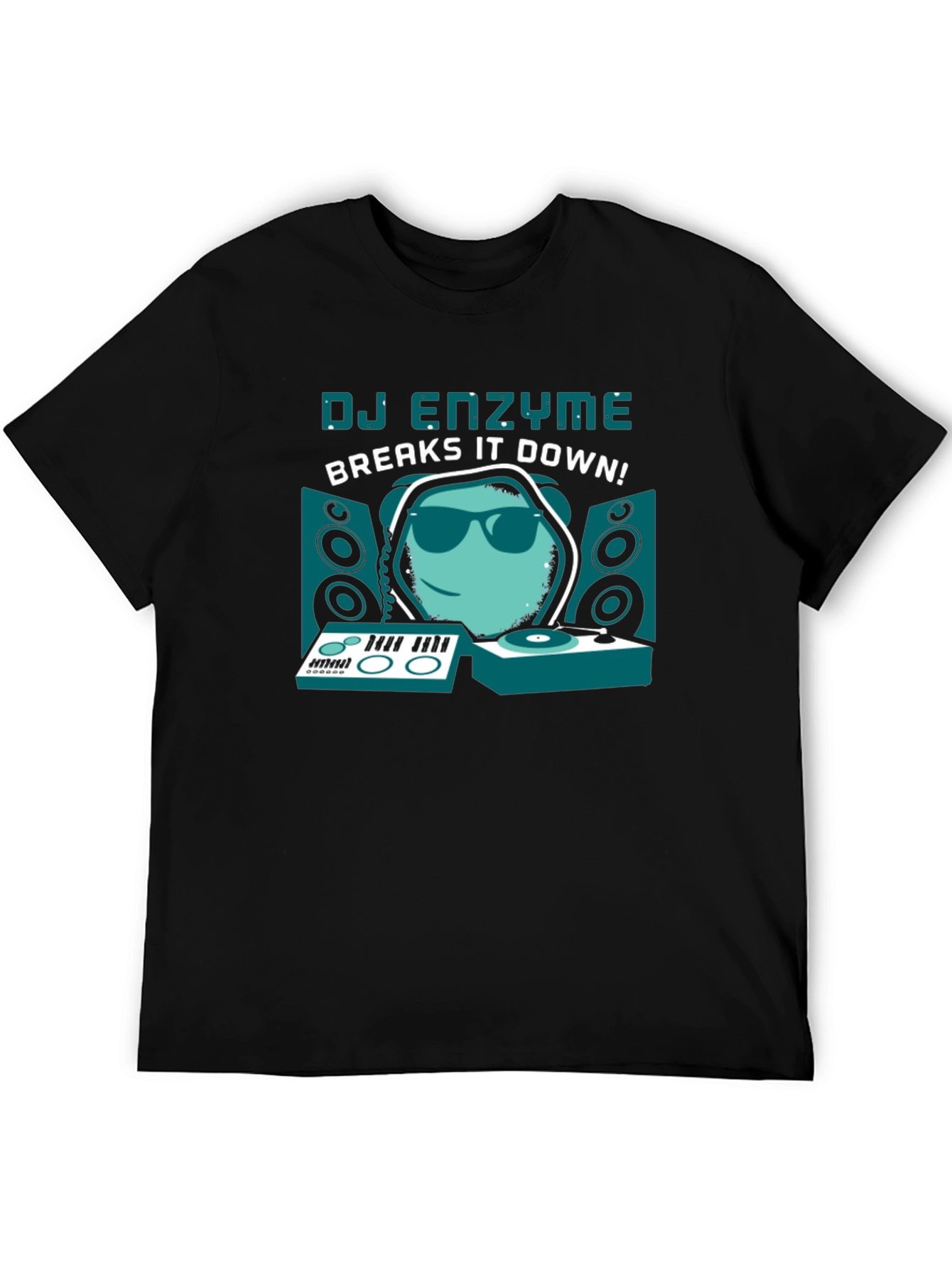 DJ Enzyme Graphic T-Shirt - Black