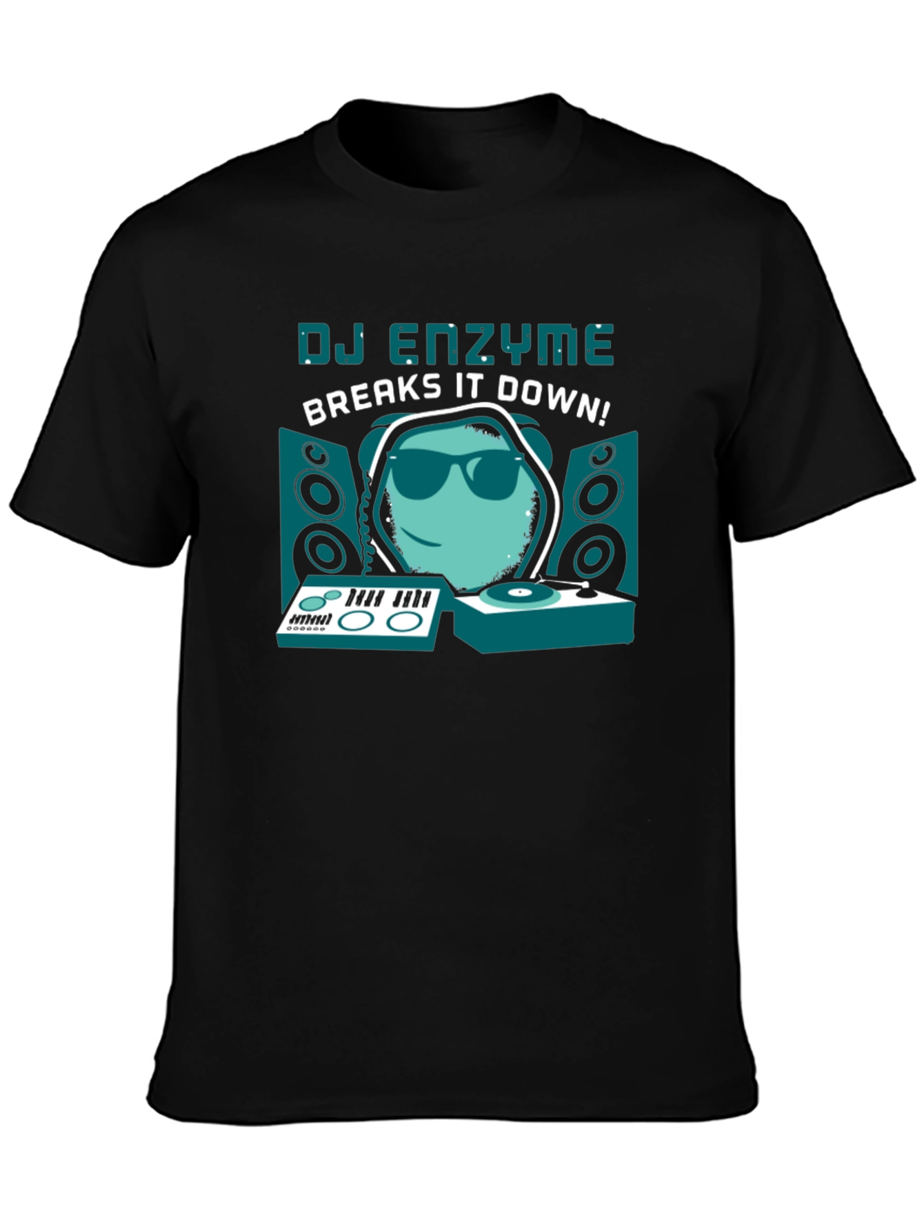 DJ Enzyme Graphic T-Shirt - Black