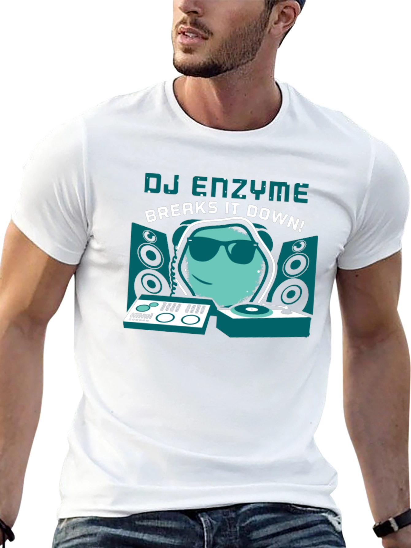 DJ Enzyme Graphic T-Shirt - Black