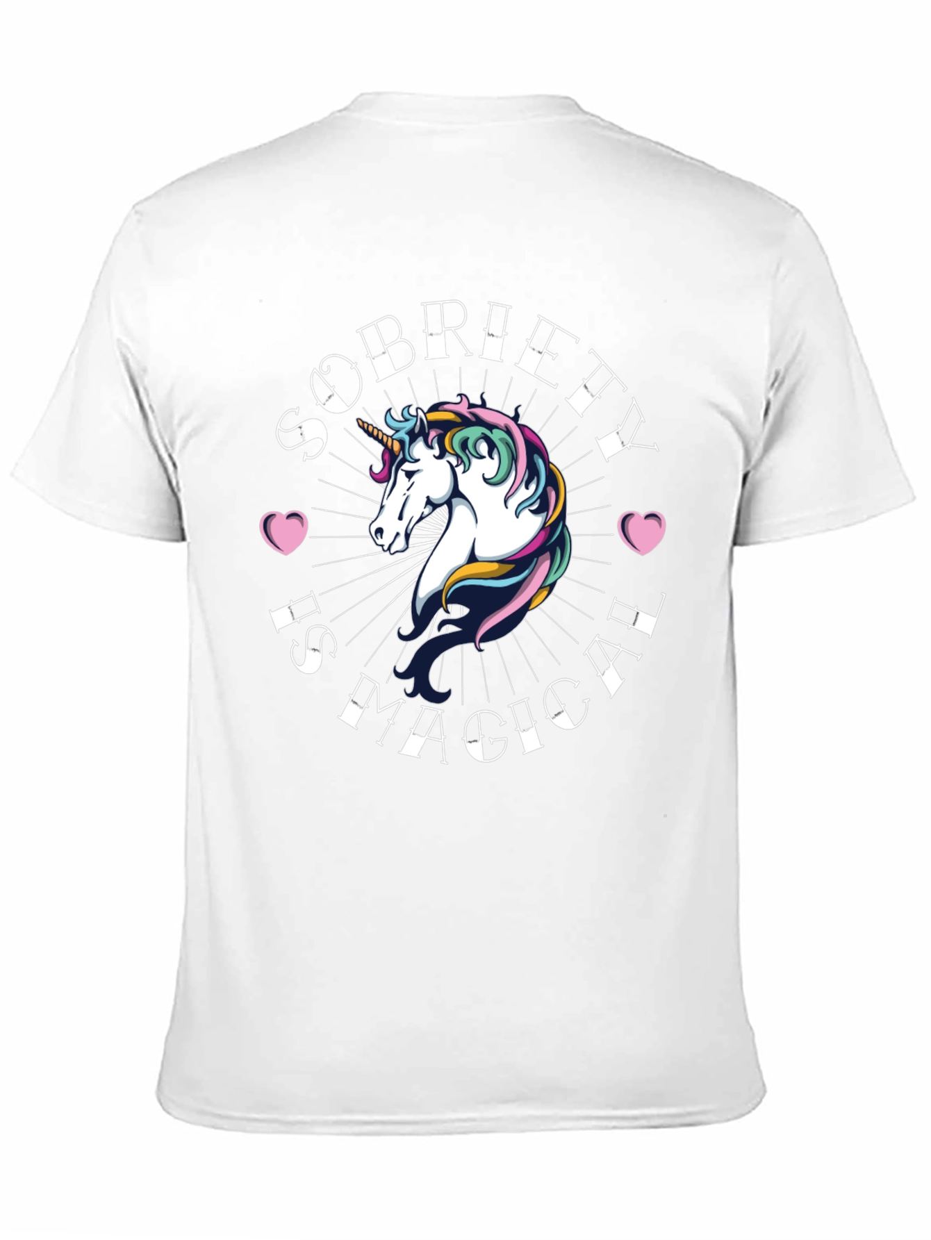 Sobriety Is Magical Unicorn T-Shirt