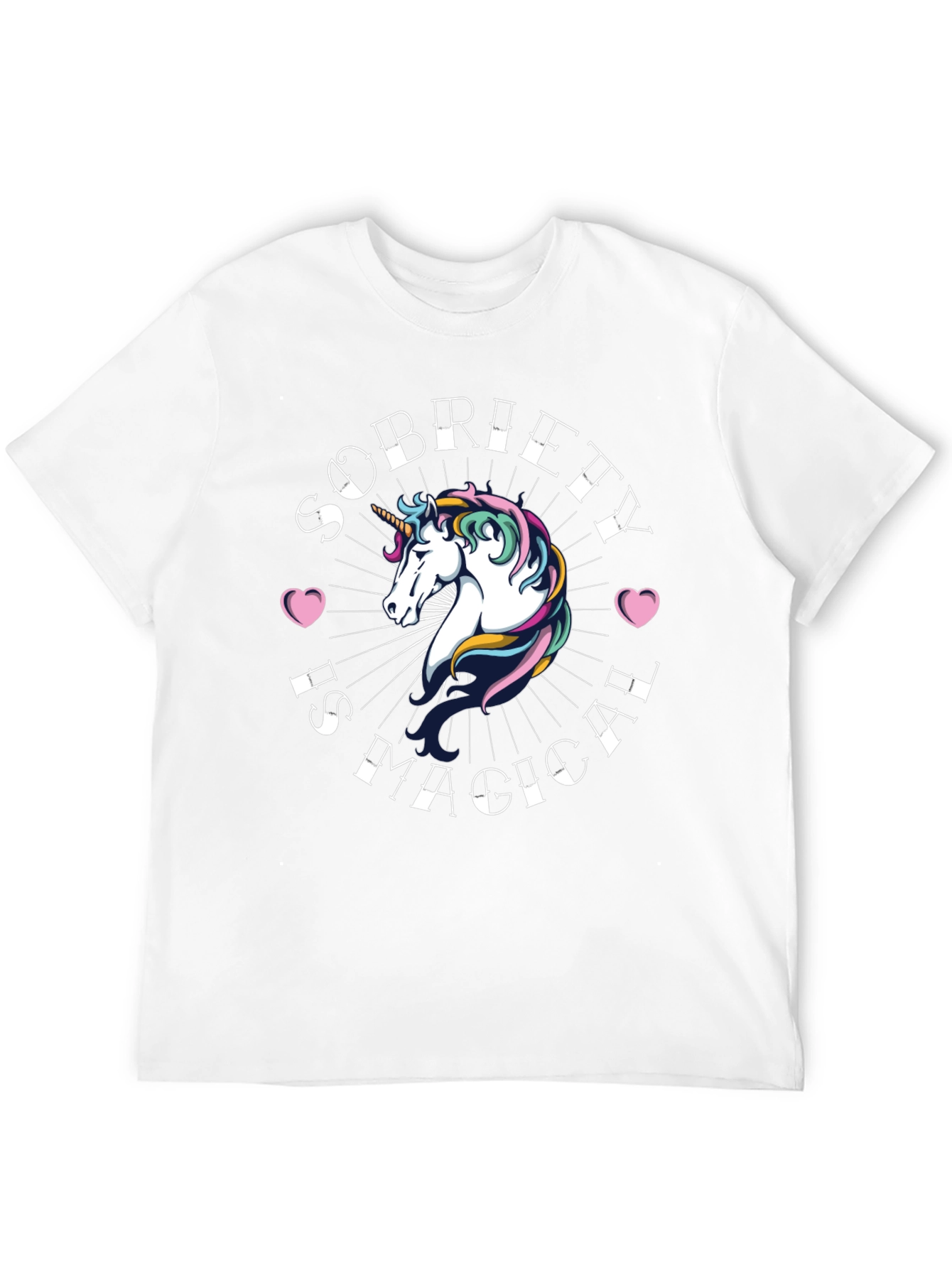 Sobriety Is Magical Unicorn T-Shirt