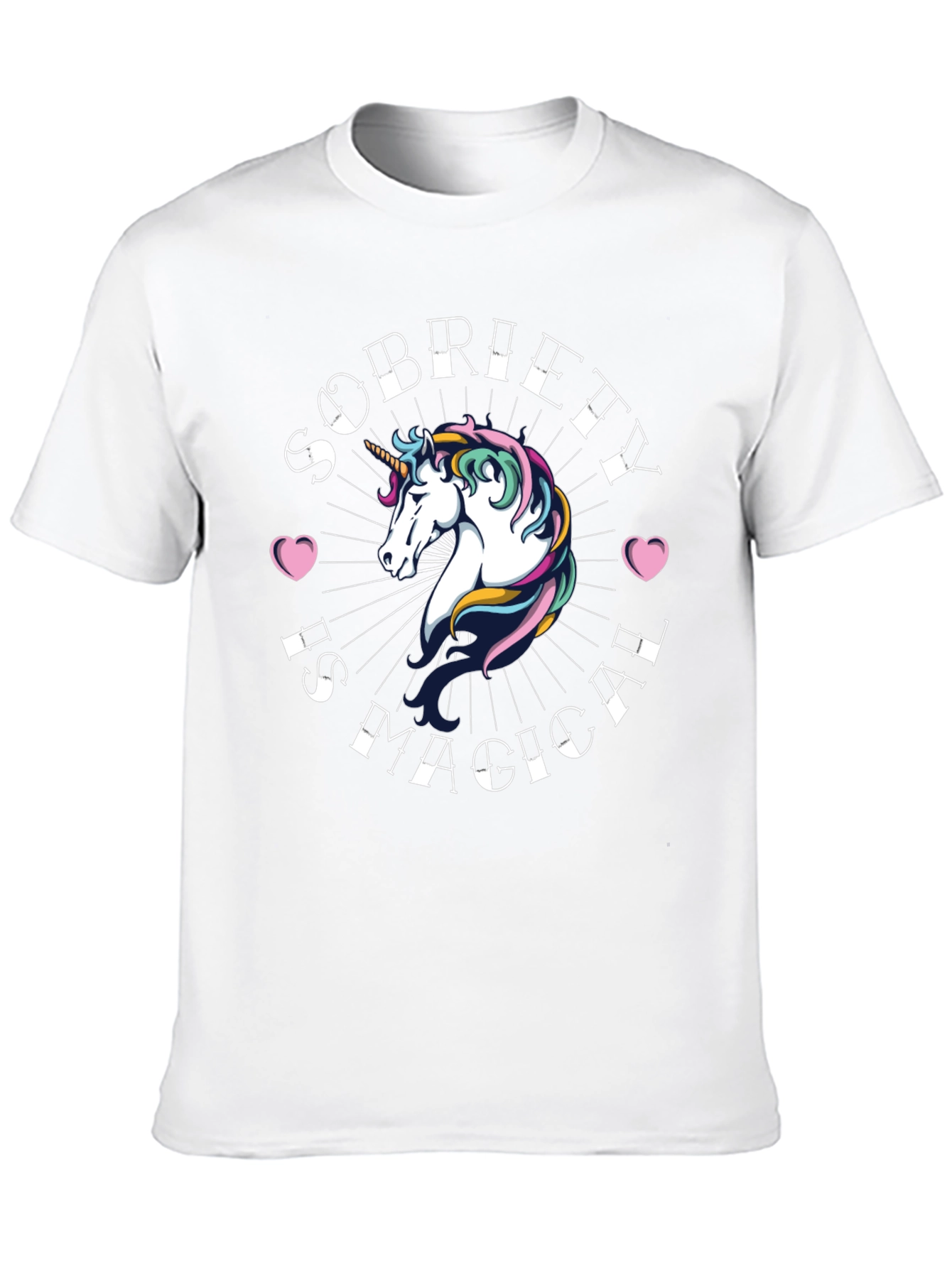 Sobriety Is Magical Unicorn T-Shirt