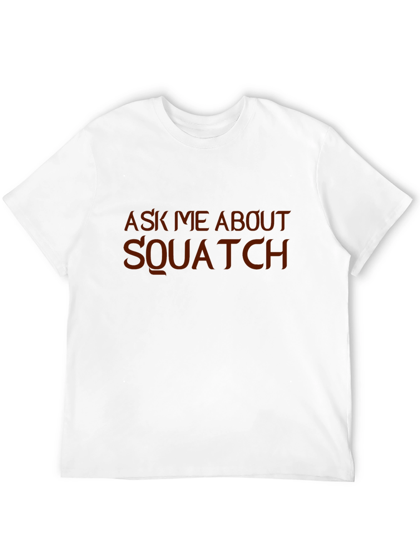 Ask Me About Squatch Black Graphic Tee
