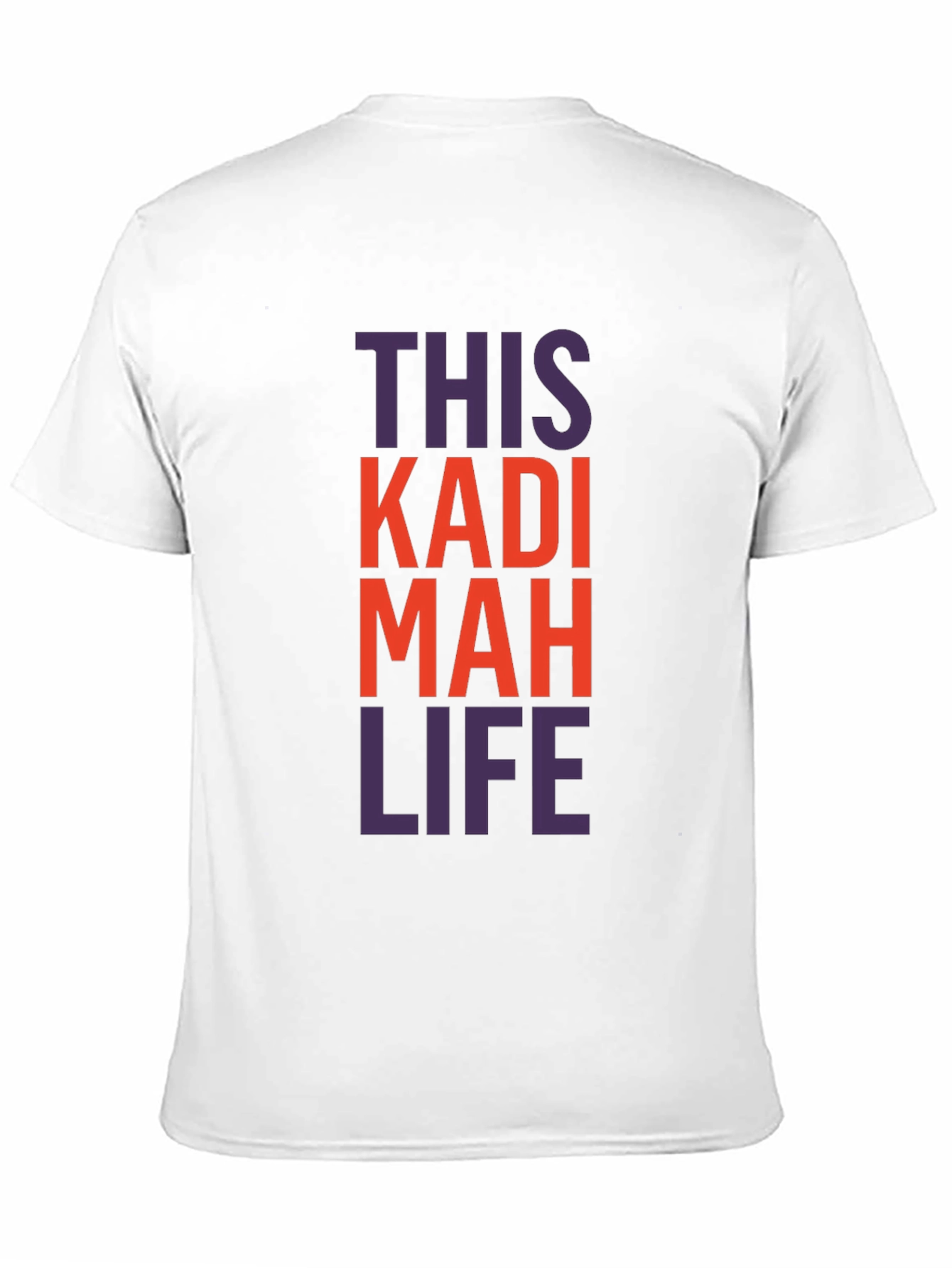 This Kadi Mah Life T-Shirt - Black Graphic Tee