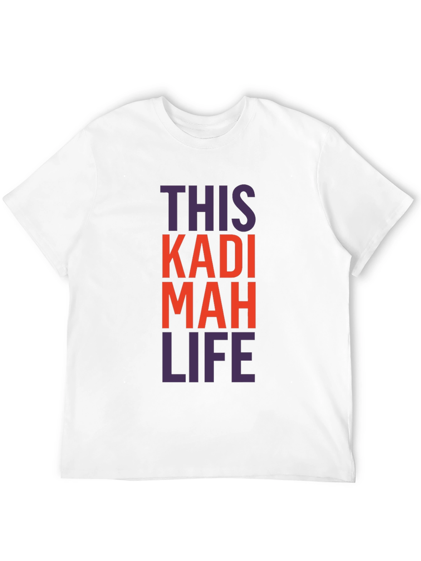 This Kadi Mah Life T-Shirt - Black Graphic Tee