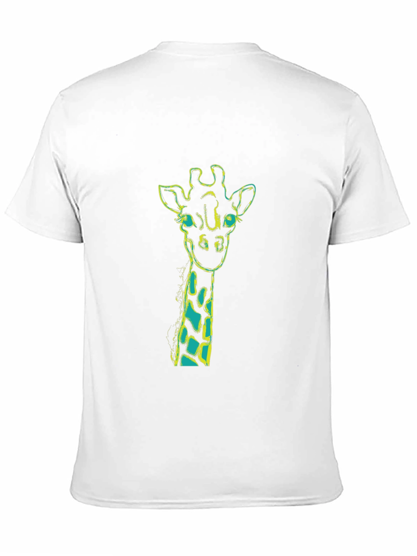 Giraffe Graphic Tee - Mens Black T-Shirt