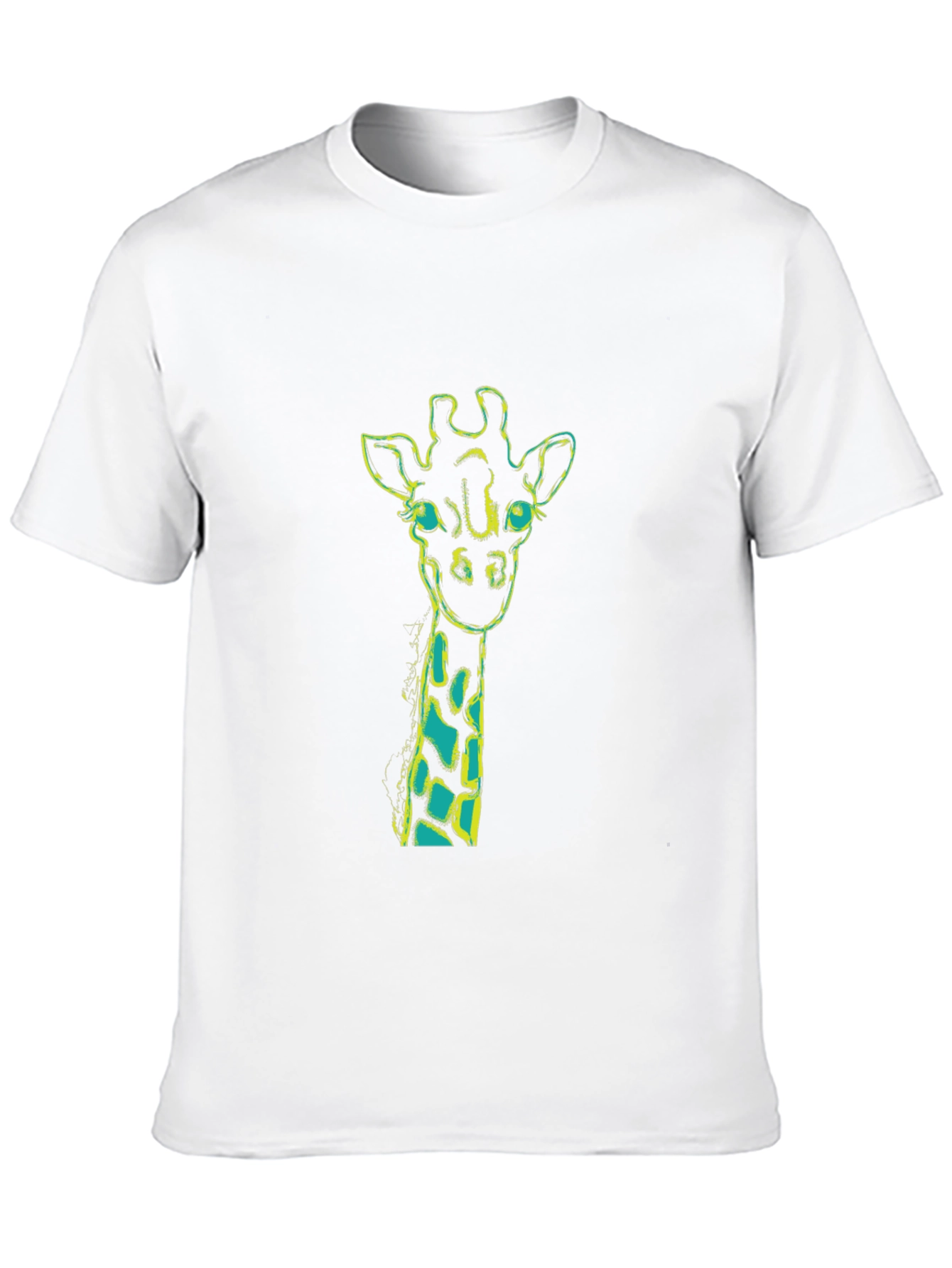 Giraffe Graphic Tee - Mens Black T-Shirt