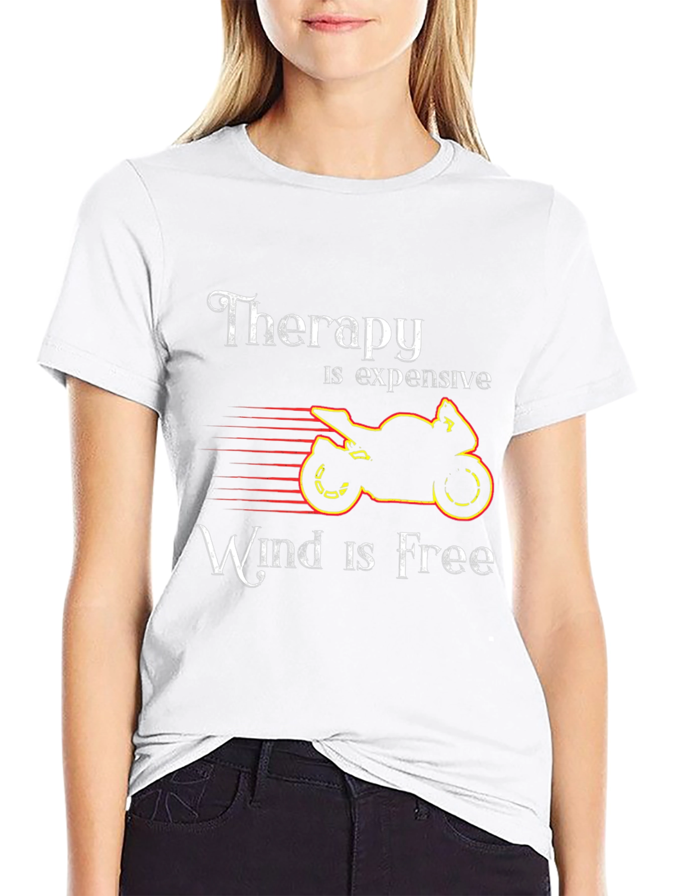 Therapy Is Expensive Wind Is Free Graphic Tee