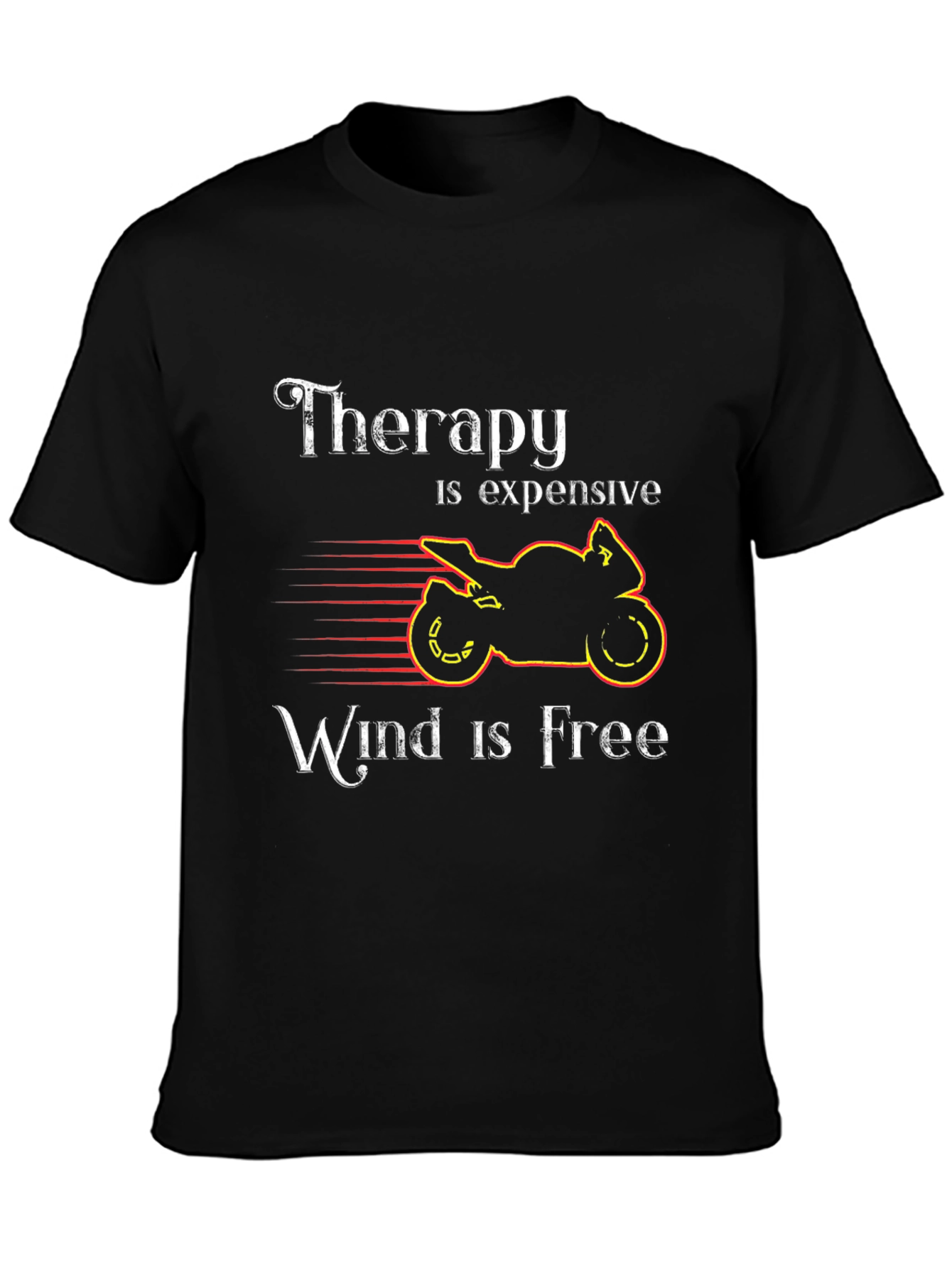 Therapy Is Expensive Wind Is Free Graphic Tee