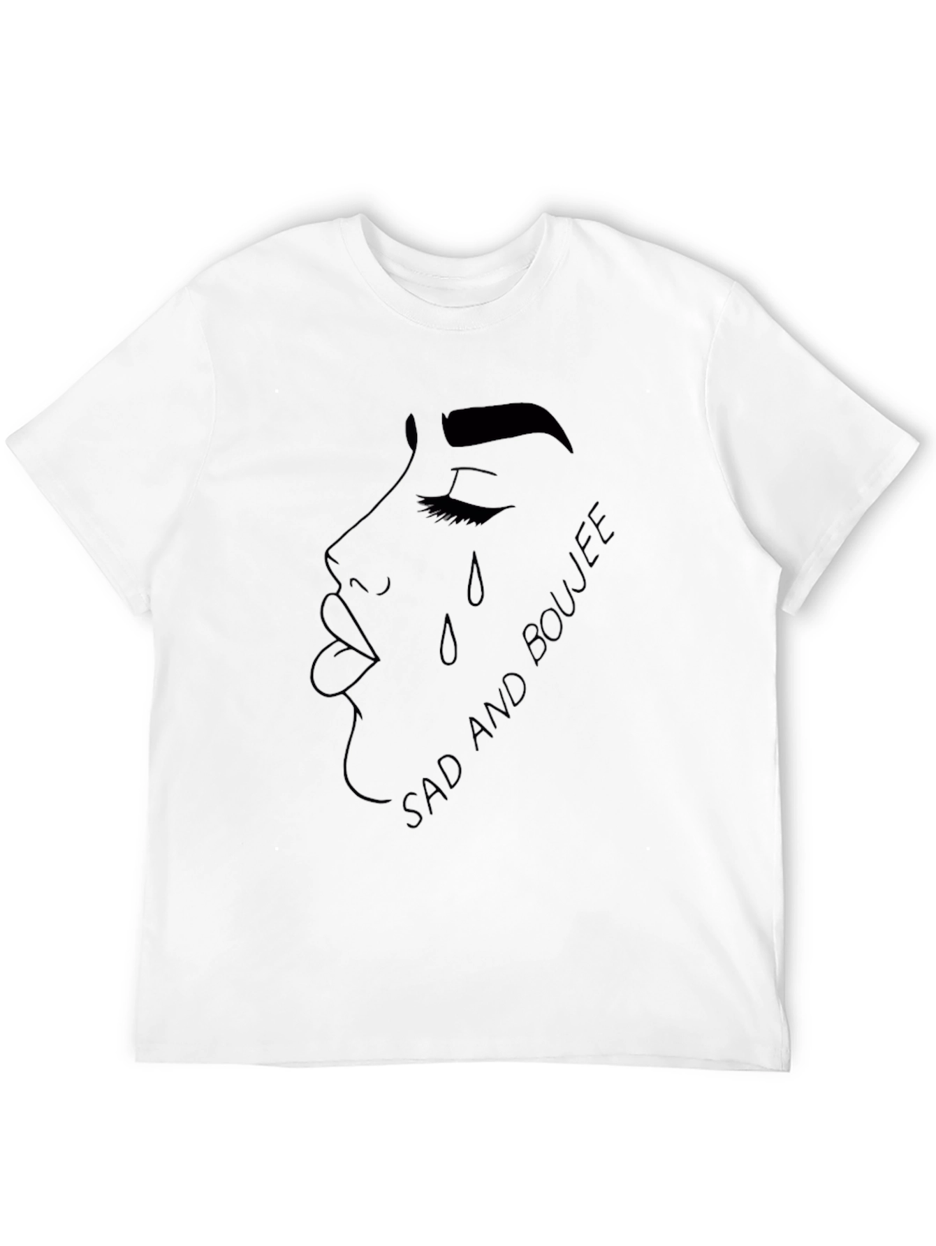 Sad and Boujee Graphic Tee - Stylish Comfort