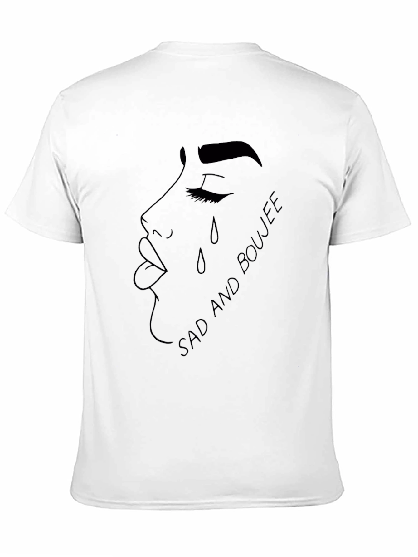 Sad and Boujee Graphic Tee - Stylish Comfort