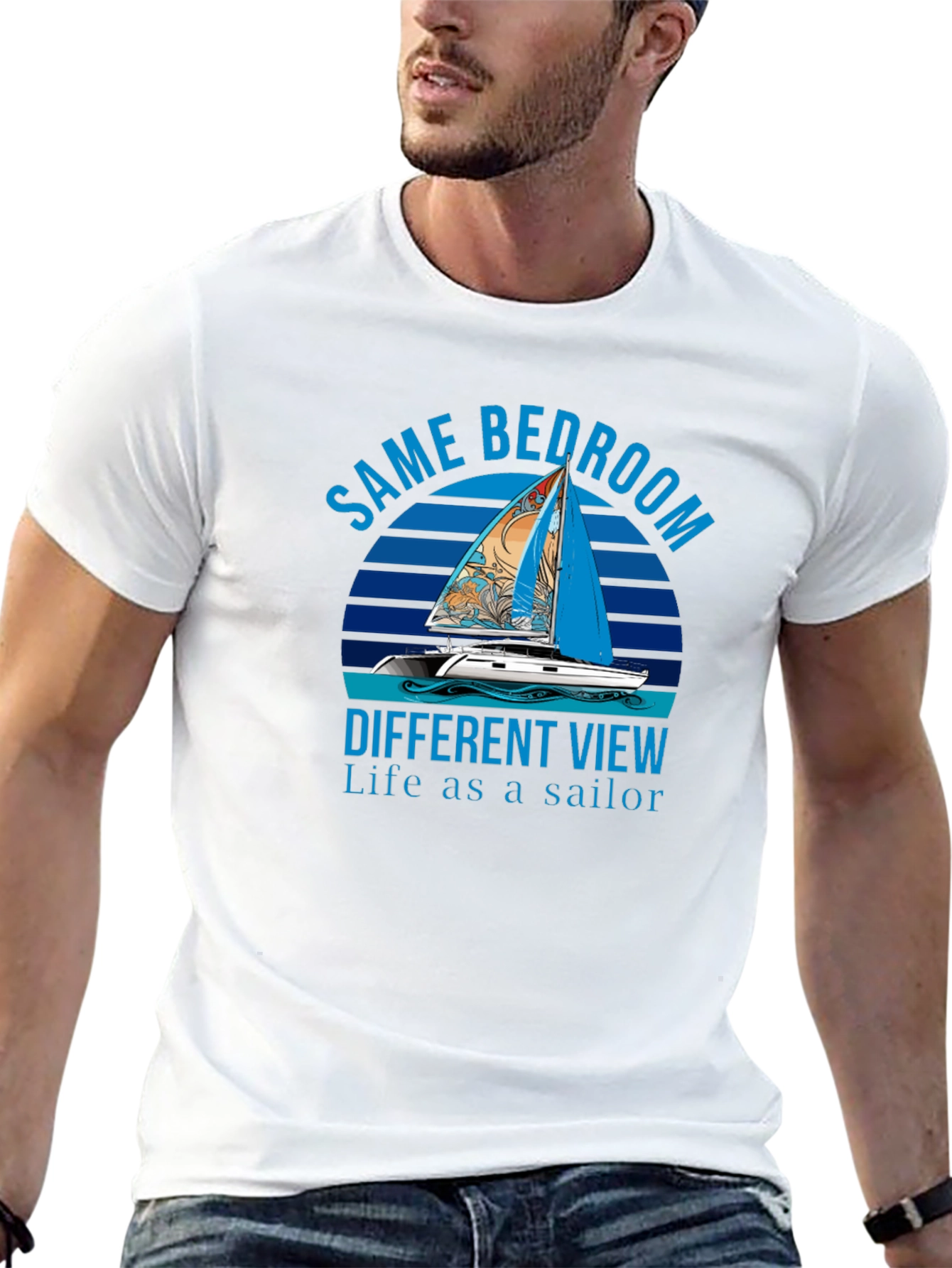Sailor Life Graphic T-Shirt