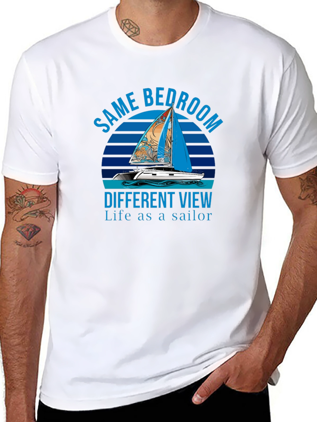 Sailor Life Graphic T-Shirt