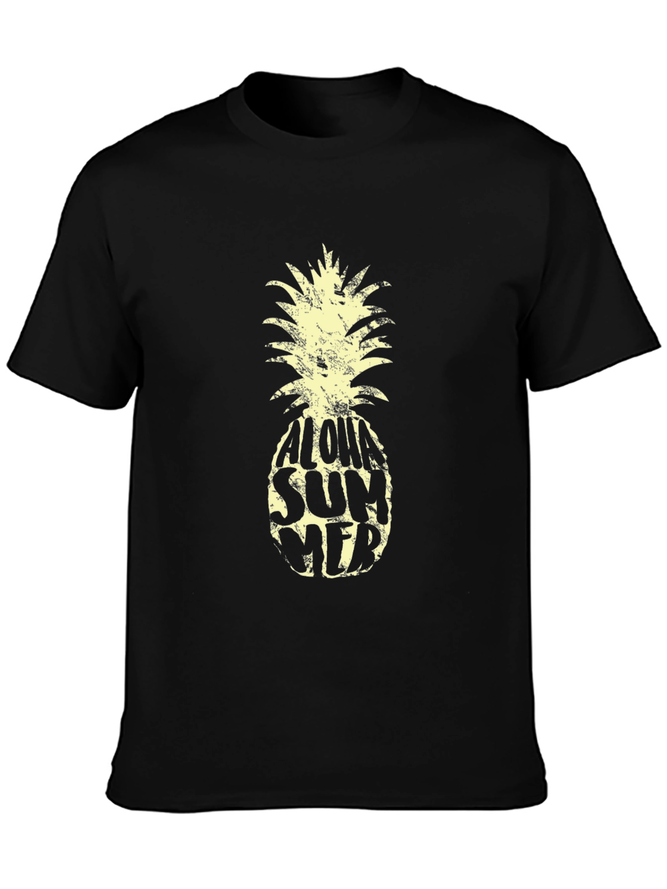 Aloha Summer Pineapple Graphic T-Shirt