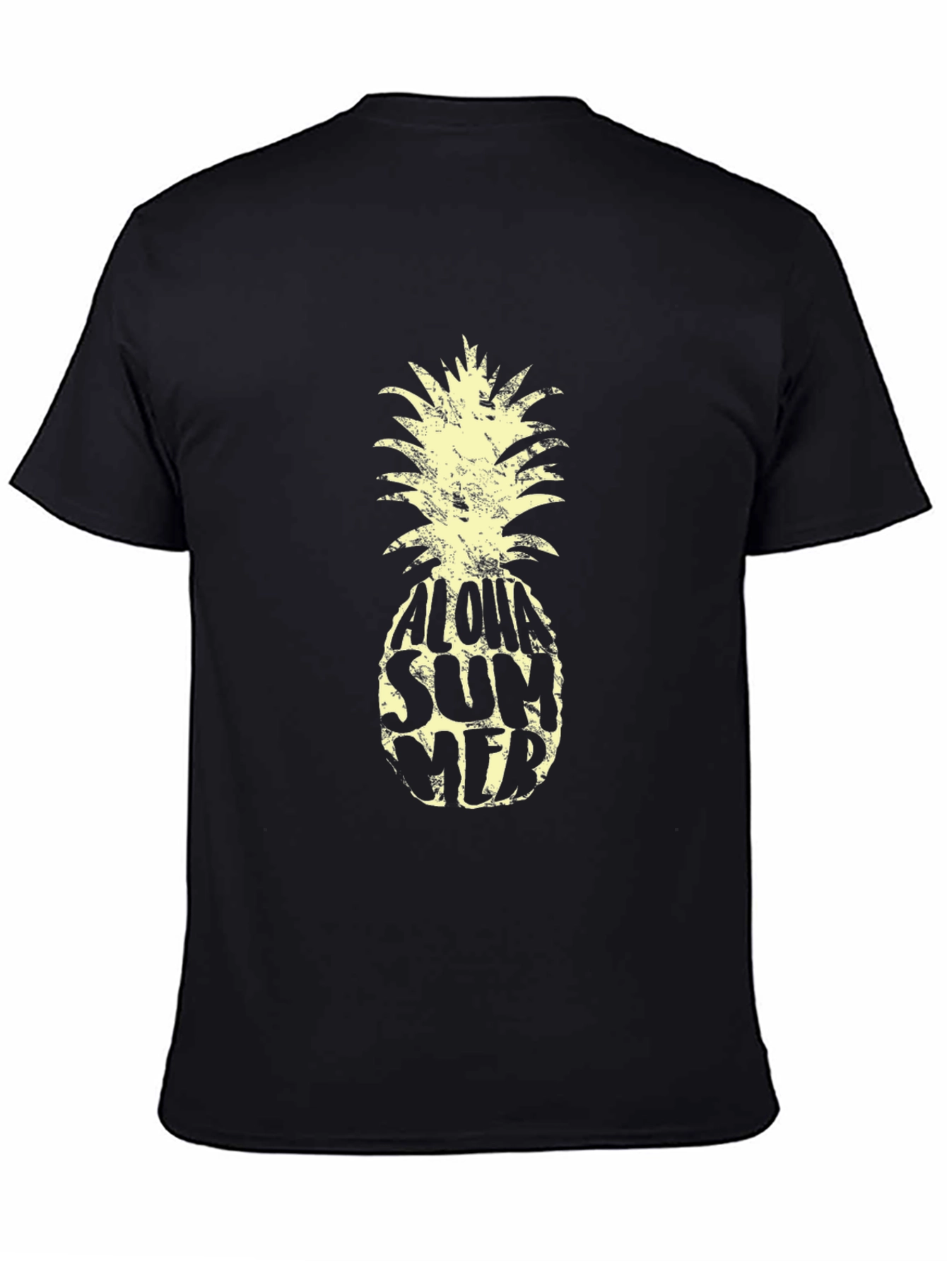 Aloha Summer Pineapple Graphic T-Shirt