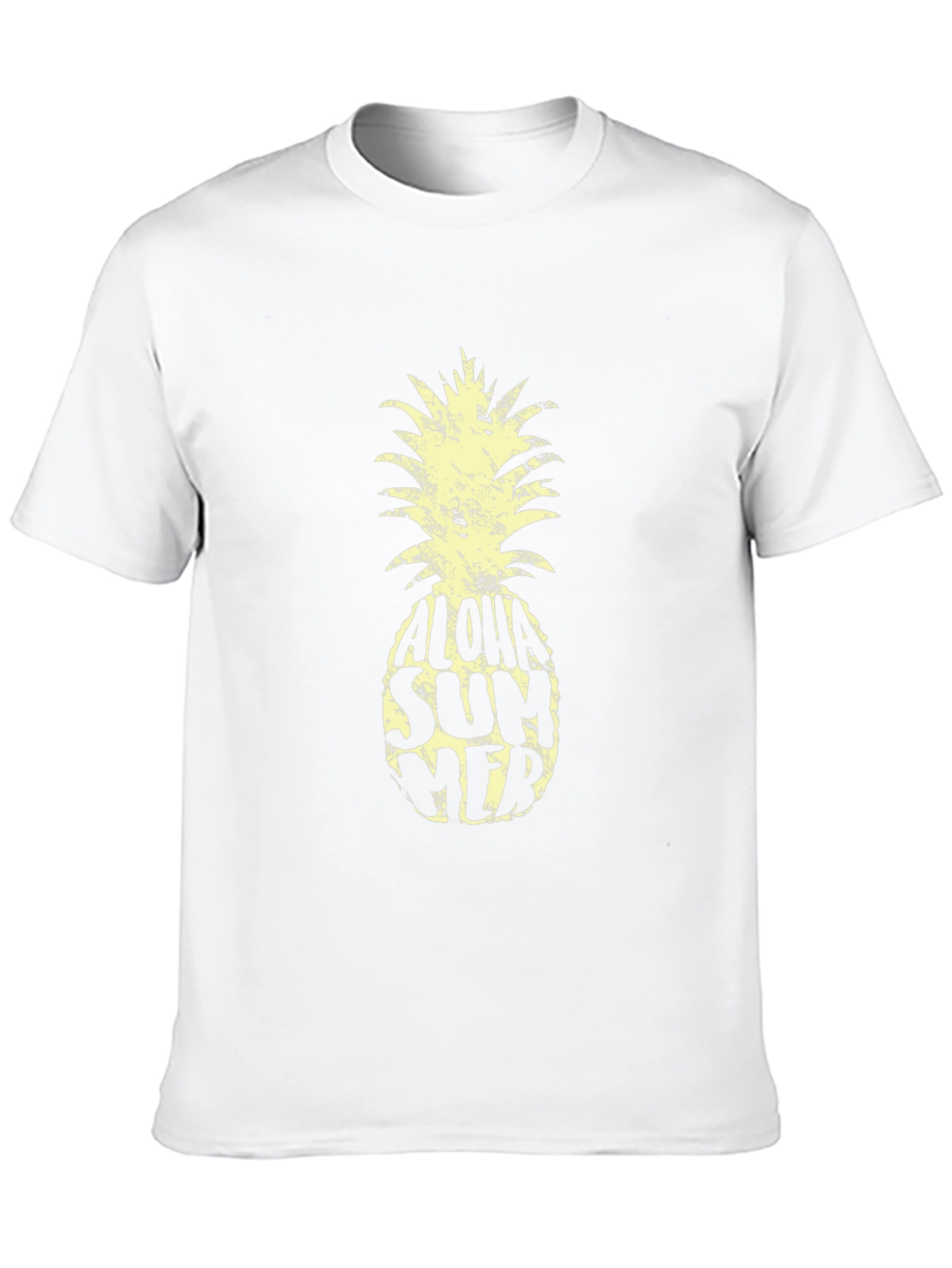 Aloha Summer Pineapple Graphic T-Shirt