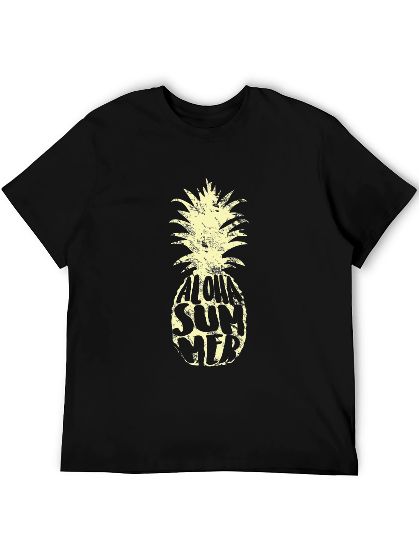 Aloha Summer Pineapple Graphic T-Shirt