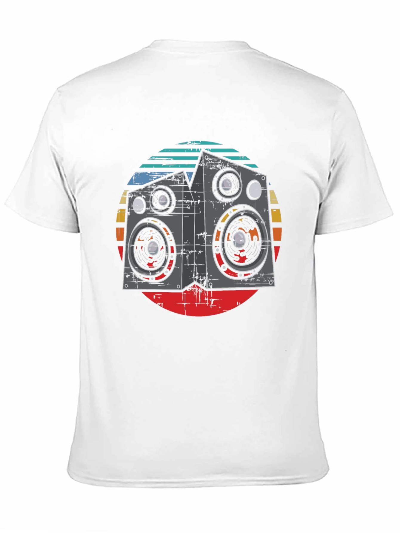 Retro Speaker Graphic T-Shirt