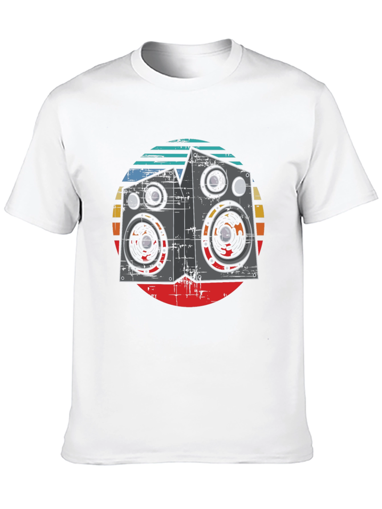 Retro Speaker Graphic T-Shirt