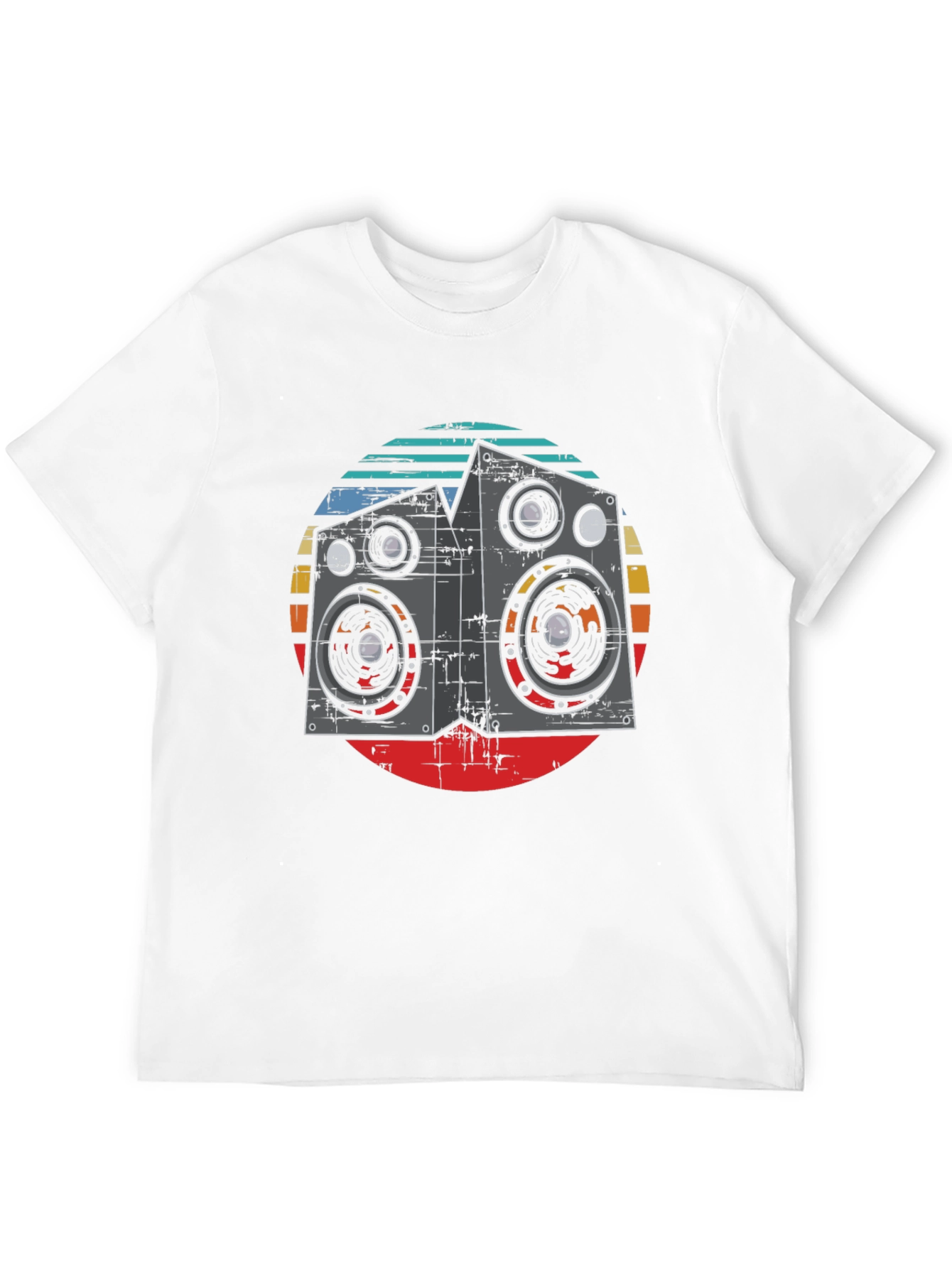 Retro Speaker Graphic T-Shirt