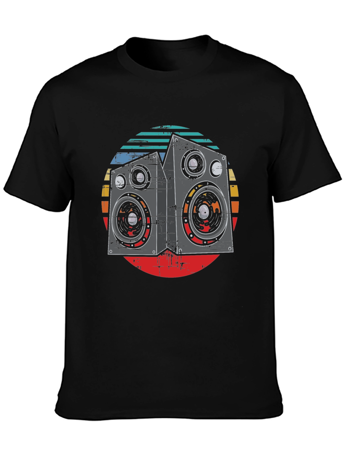 Retro Speaker Graphic T-Shirt