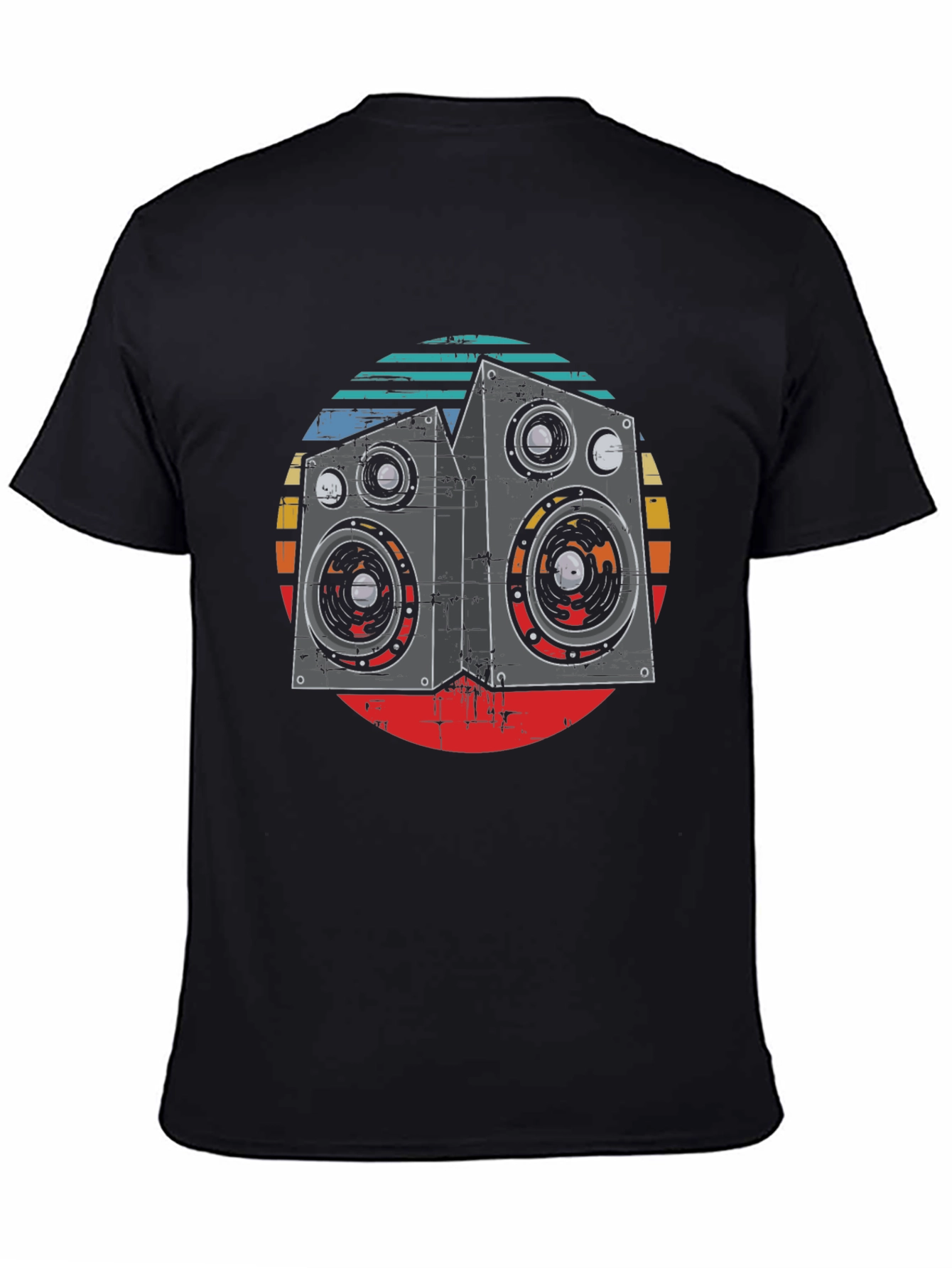 Retro Speaker Graphic T-Shirt
