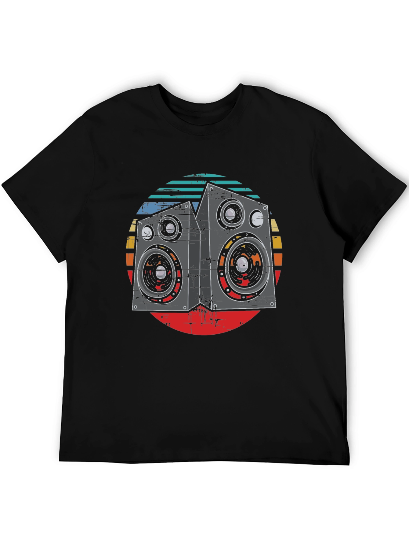 Retro Speaker Graphic T-Shirt