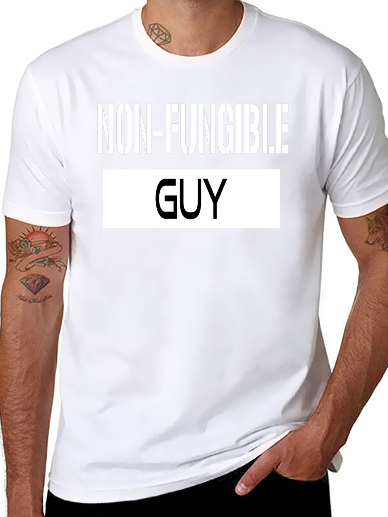 Non-Fungible Guy Black Graphic Tee
