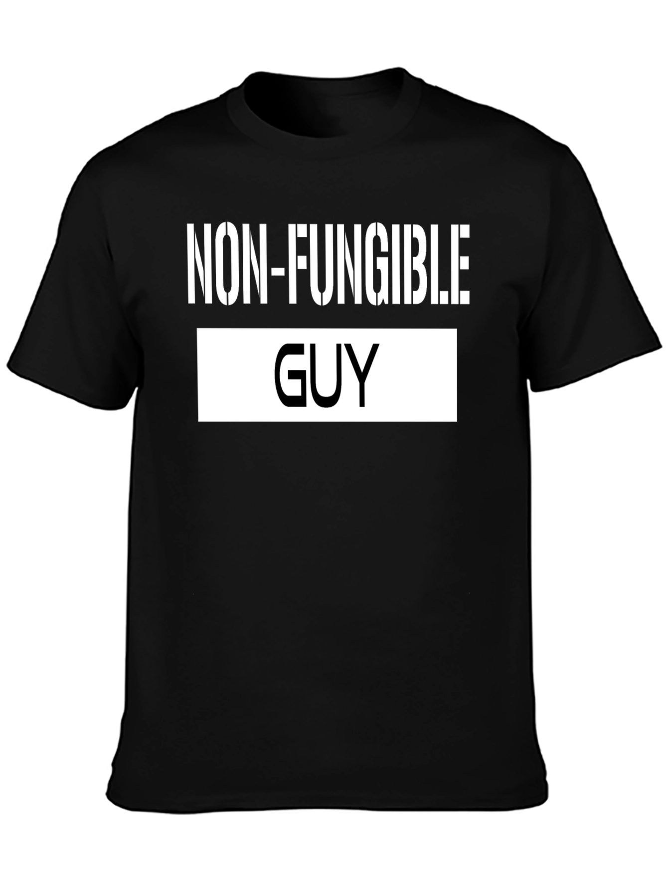 Non-Fungible Guy Black Graphic Tee