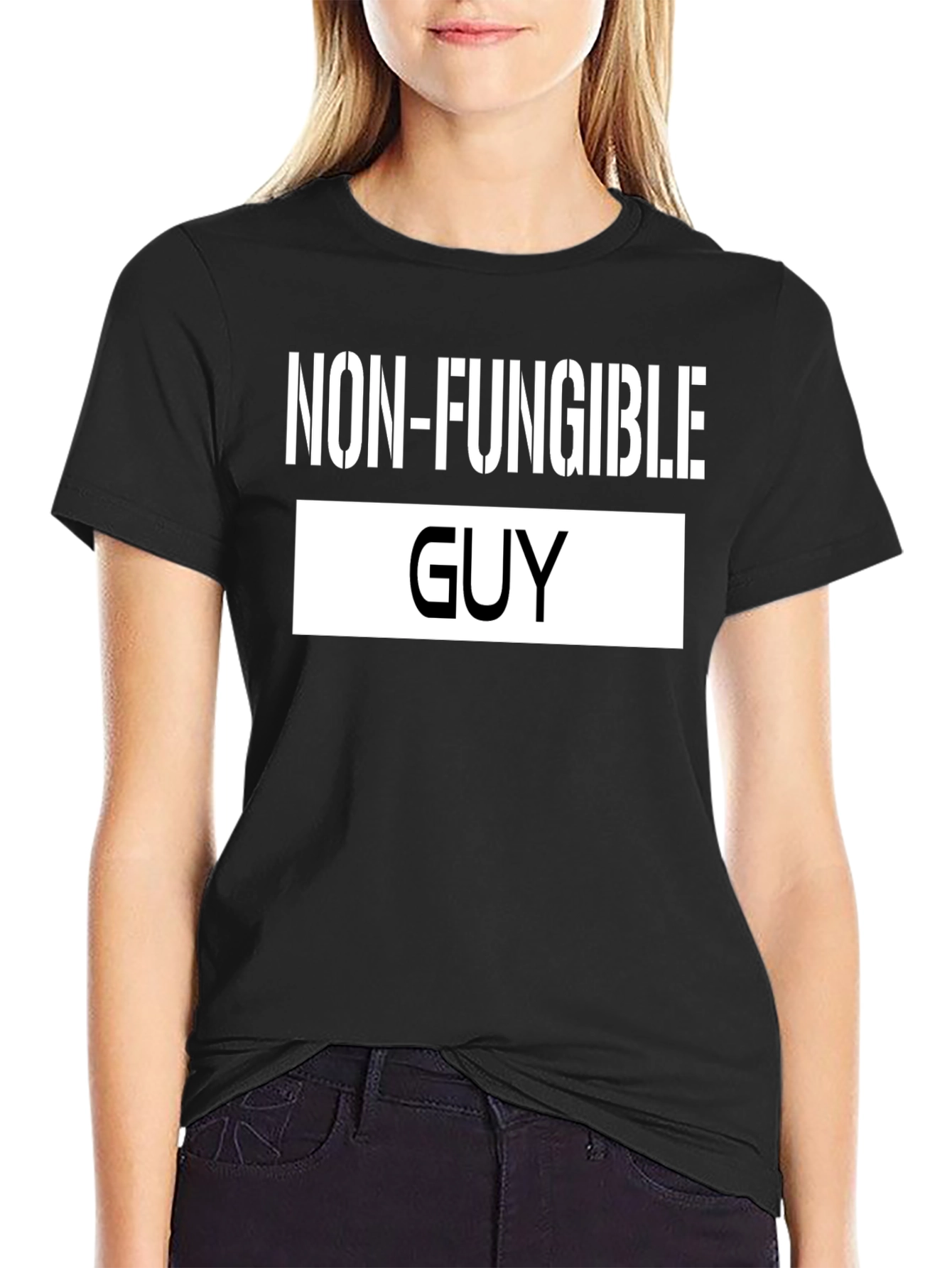 Non-Fungible Guy Black Graphic Tee