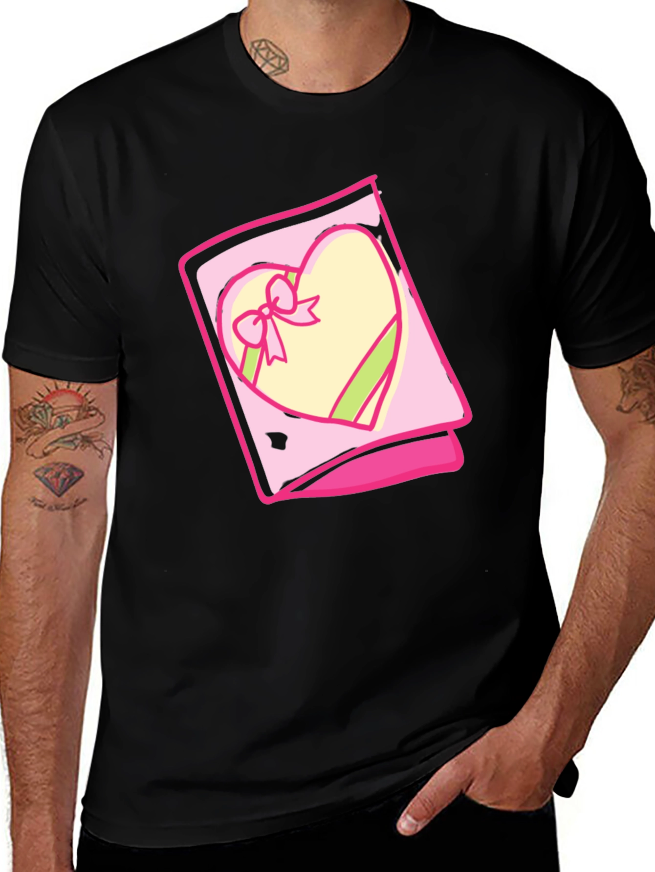 Heart Box Graphic Tee - Valentines Day Gift Shirt
