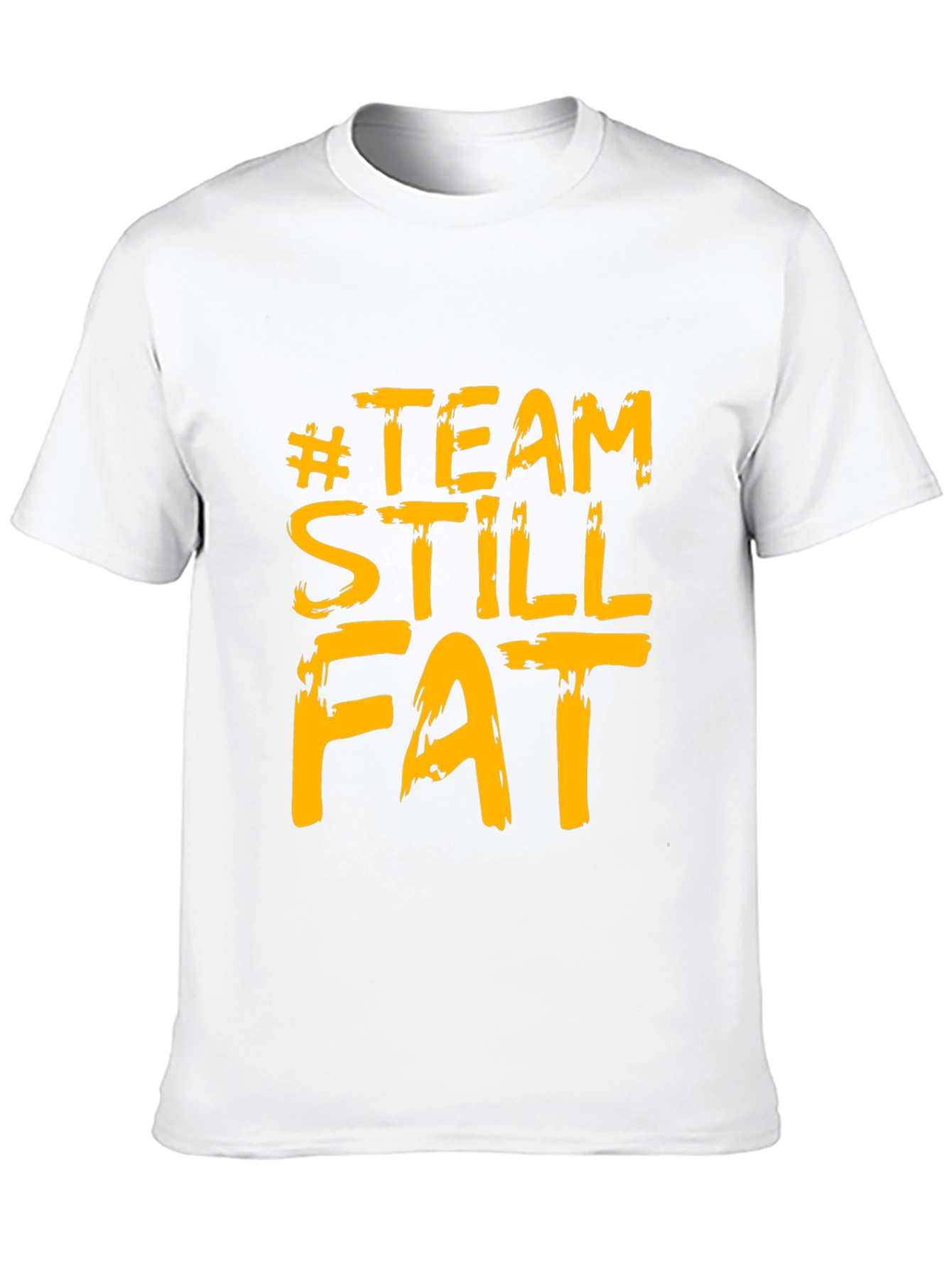 #TeamStillFat Graphic Black T-Shirt