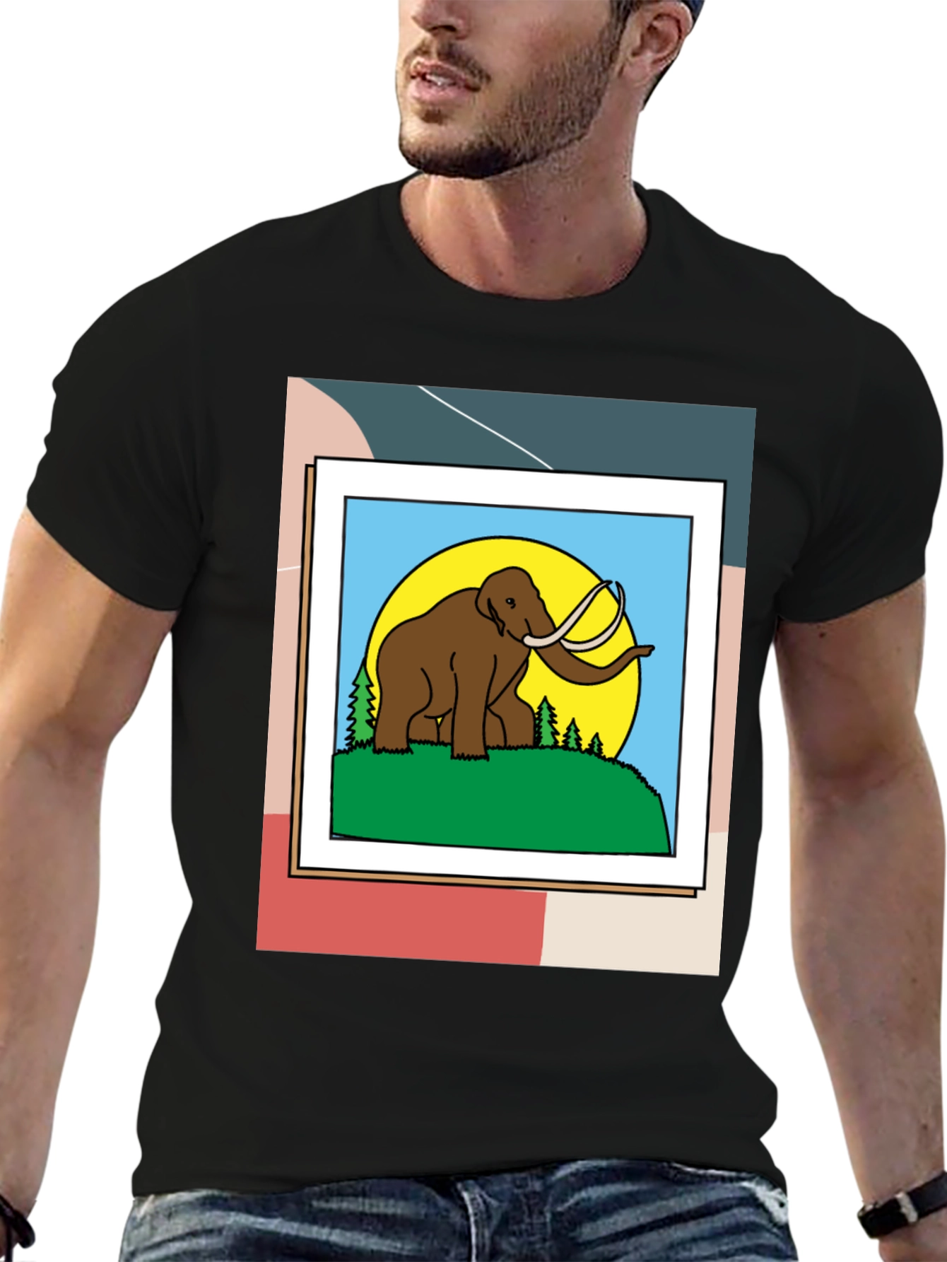Mammoth Graphic T-Shirt - Retro Style