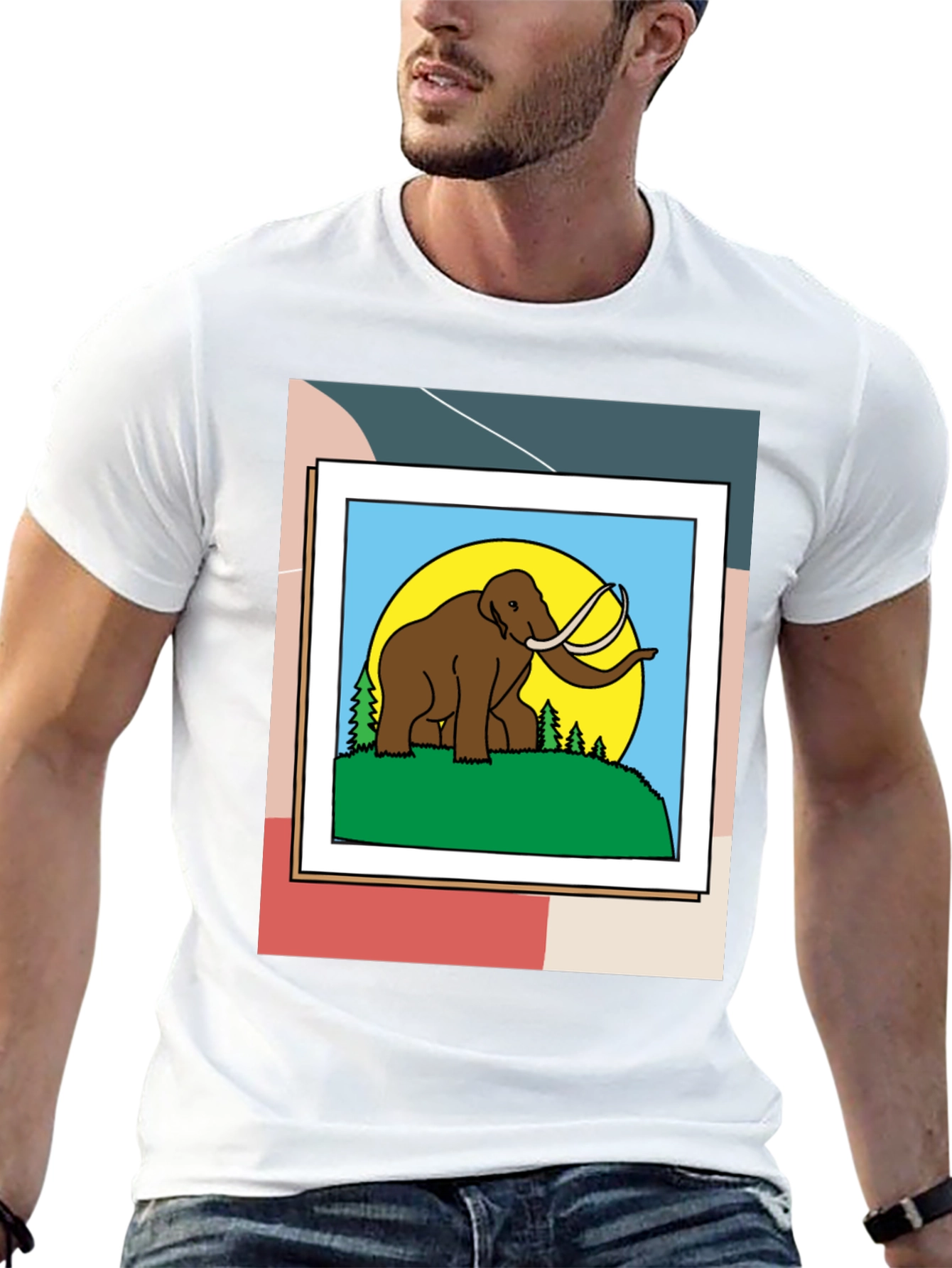 Mammoth Graphic T-Shirt - Retro Style